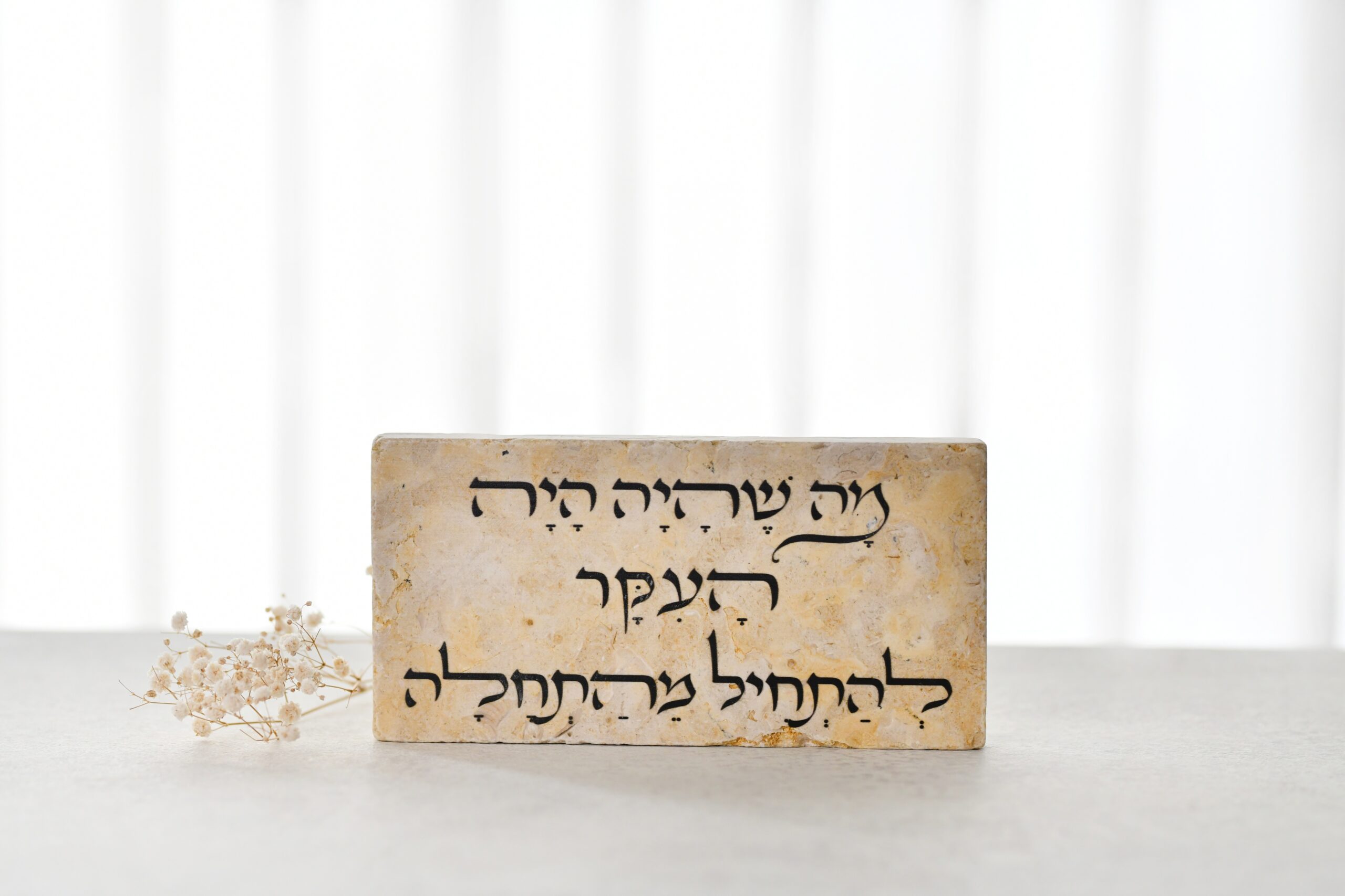 אריח 20/10 מה שהיה היה העיקר להתחיל מהתחלה